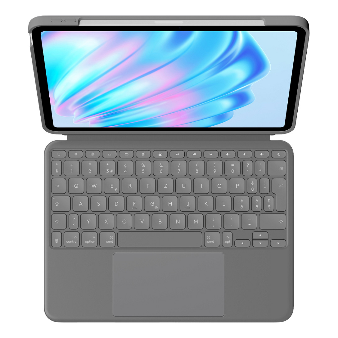 Aksesorë për Tablet Logitech Combo Touch / iPad Air 11" M2 / Wireless / Trackpad - Gri - 11