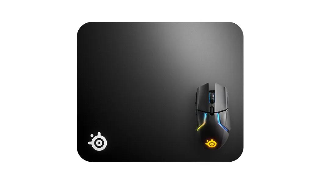Mauspad SteelSeries QcK Hard, Gaming, Hard Surface, Polietilen, 320x270x3mm, Anti-Slip - Zezë - 2