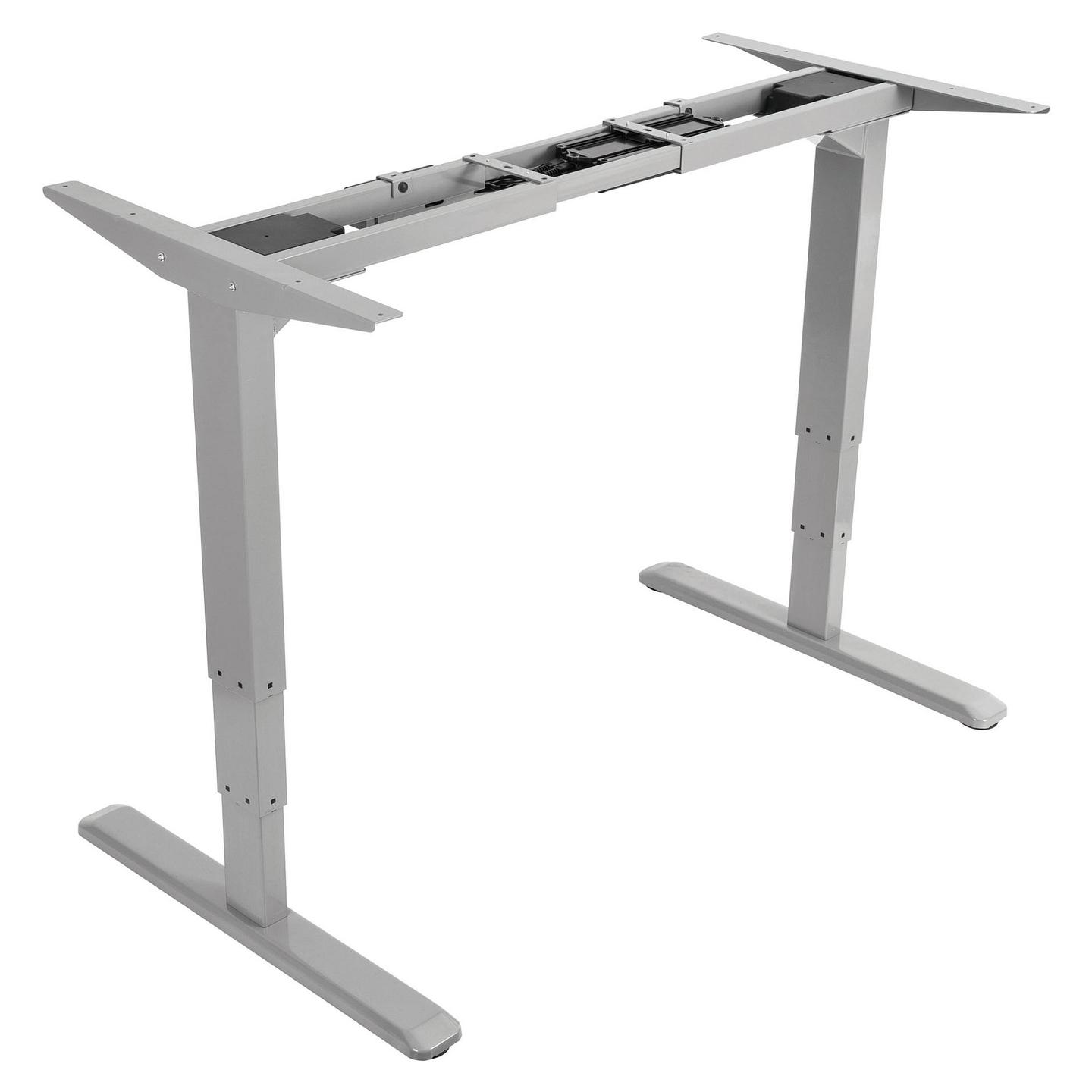 Kornizë për Tavolinë EQUIP 650803, Elektrike, 2 Motorë, 125kg, 62–128cm, 100–170cm - Gri
