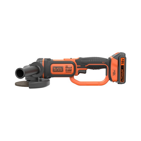 Black & Decker BCG720N 18V 125mm Cordless Angle Grinder - 1