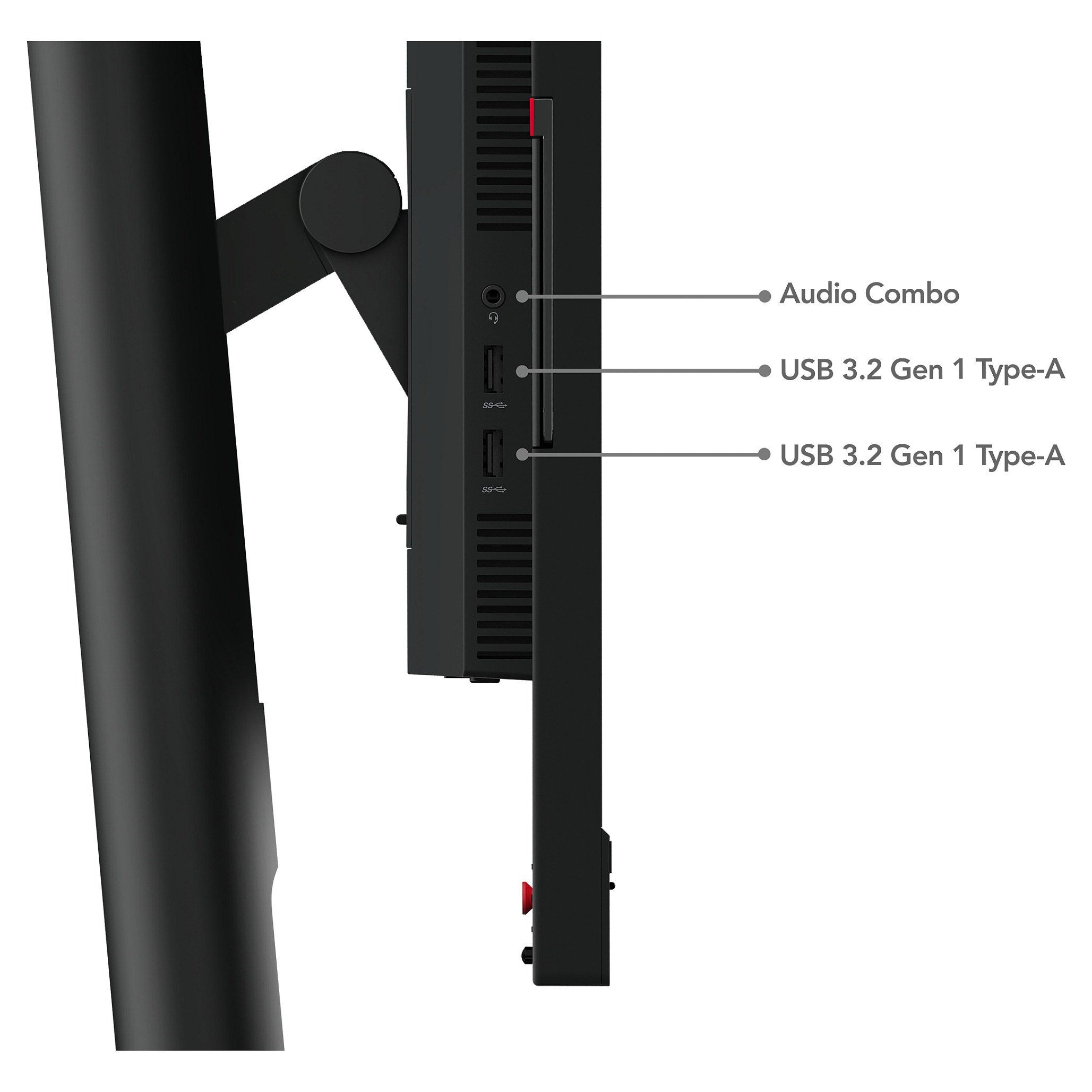 Monitor Lenovo ThinkVision T24mv-30 / 23.8"/ Full HD IPS / LED / 75Hz / 6ms / USB-C + USB-A + HDMI + DisplayPort - Zezë - 17