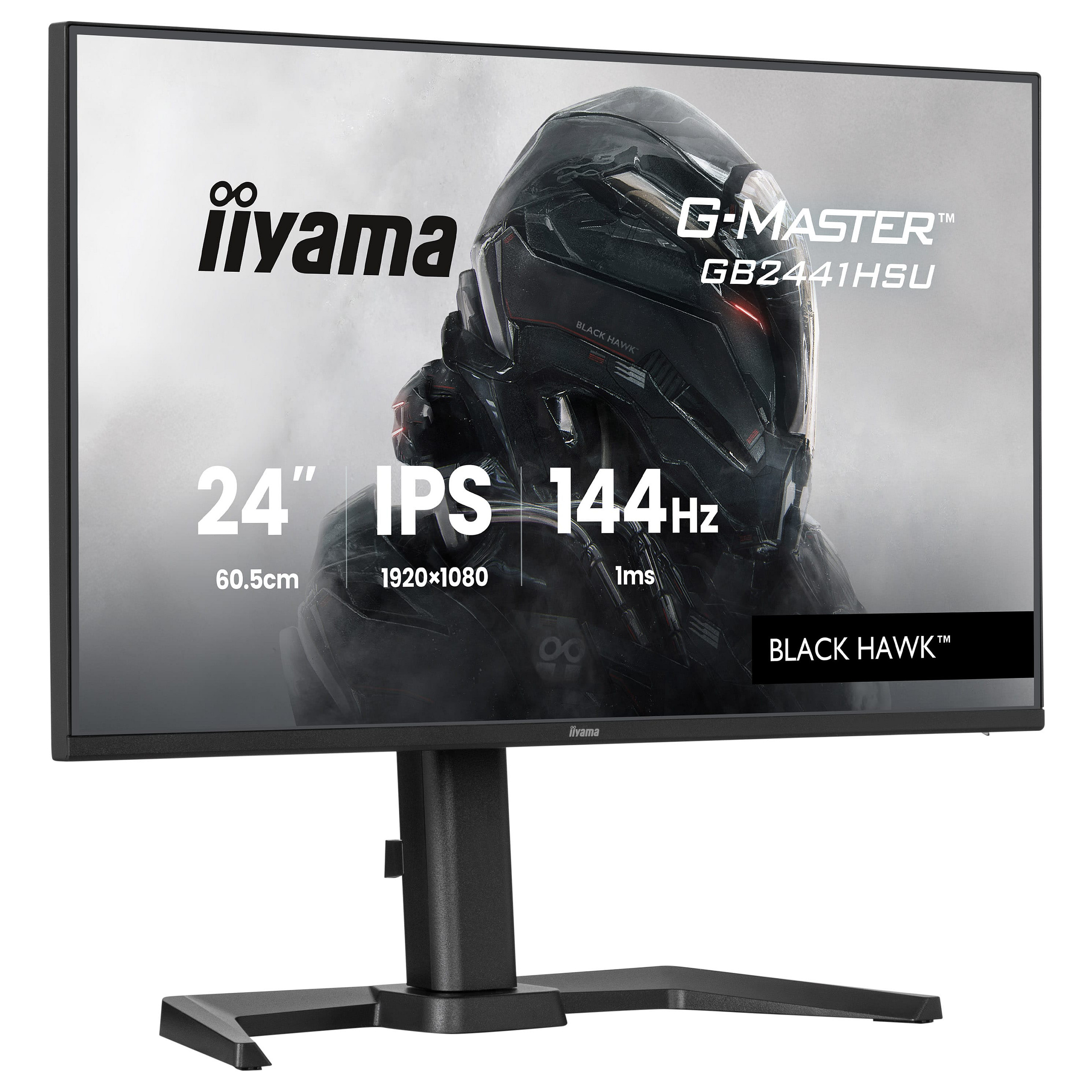 Monitor Gaming iiyama G-Master GB2441HSU-B1 / 23.8"/ Full HD IPS / LED / 144 Hz / 1 ms / HDMI+USB+DP+HDCP - Zezë - 4