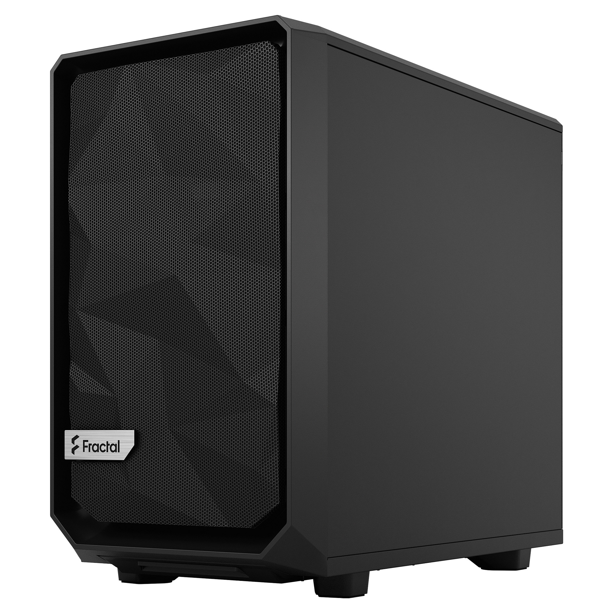 Kasë PC Fractal Design Meshify 2 Nano / Mini Tower / Mini-ITX + Mini-DTX / 1x 140mm + 1x 120mm Fan / Tempered Glass - Zezë - 8