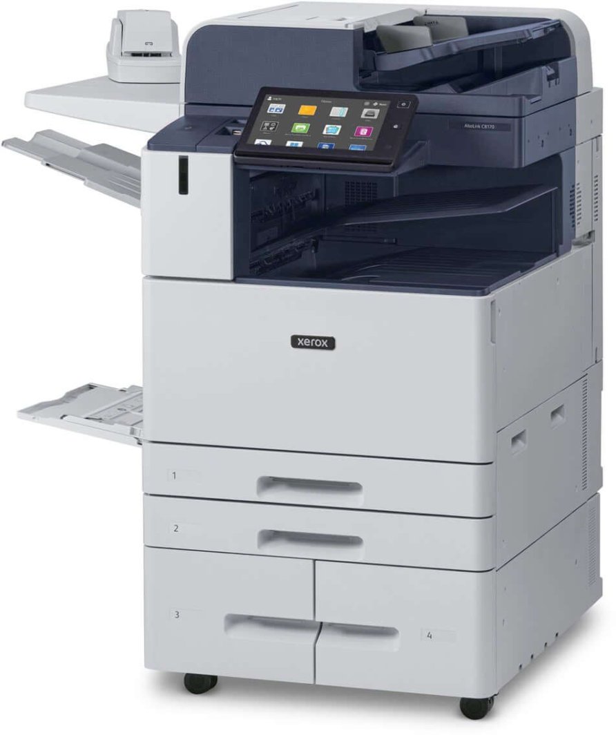 Printer Multifunksional Xerox AltaLink C8235 Base IoT / Laser me Ngjyra A3 / 35 ppm / 4 në 1 - Bardhë/Blu