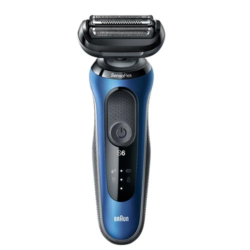 Makinë e rrojës për meshkuj Braun Series 6 61-B1000s / SensoFlex / SensoFoil / AutoSense / Wet & Dry / 50 Min / Quick Charge – Zezë/Blu