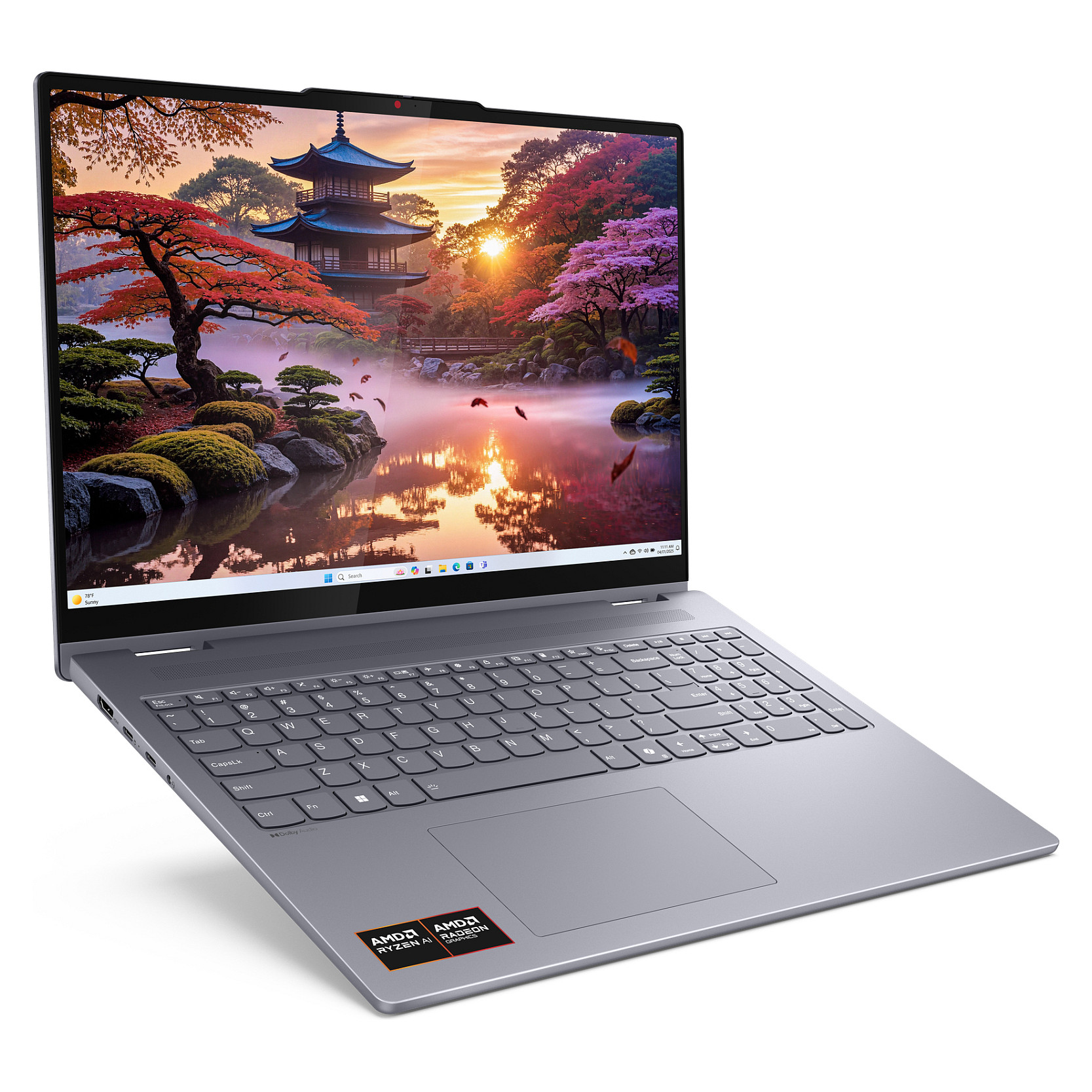 Laptop Lenovo IdeaPad 5 / Ryzen AI 5 340 / 16GB LPDDR5x / 1TB / 16" WUXGA IPS LED Touch / AMD Radeon 840M / DE  - Gri - 12