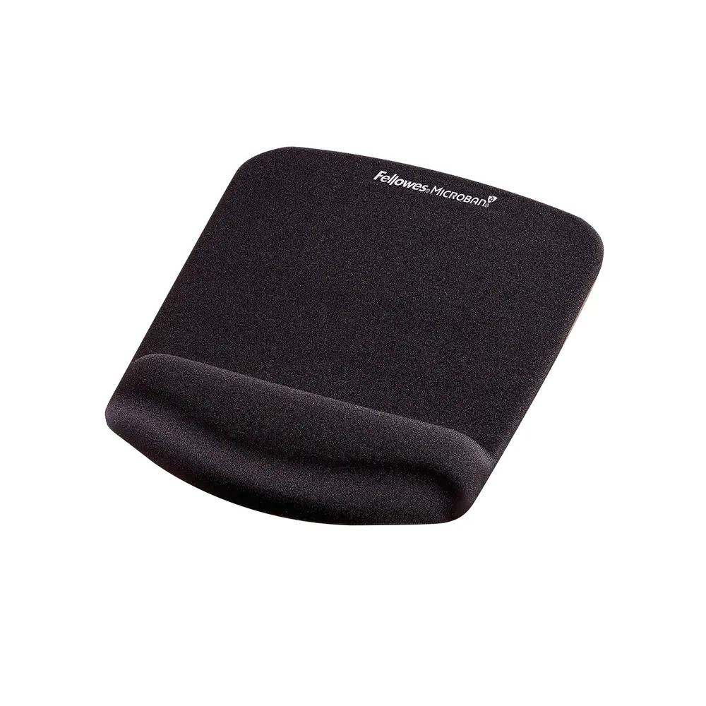 Mauspad Fellowes PlushTouch / Me Mbështetëse për Kyçin / FoamFusion / 184.2 x 238.1 x 25.4 mm – Zezë