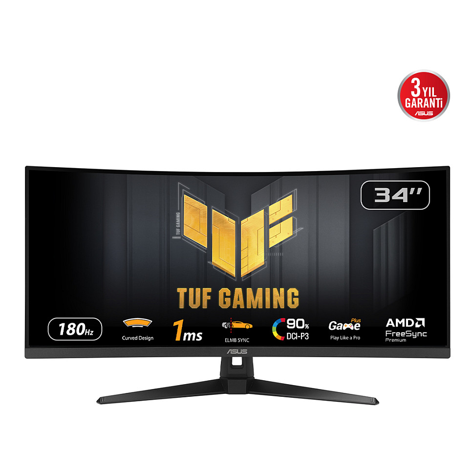 Monitor Gaming ASUS TUF VG34VQ3B / 34 Inch / UltraWide Quad HD / 180Hz / 1ms / I zi - 1