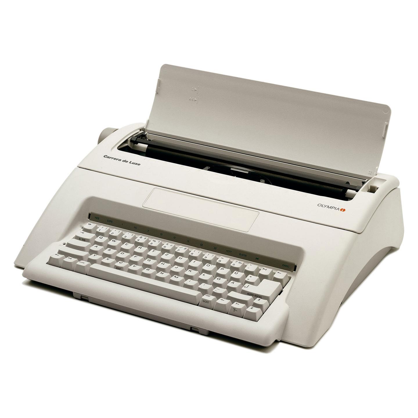Makina shkrimi elektronike Olympia Carrera de Luxe 252651001, Typenrad 100, 45 taste, 11 karaktere/s, 229mm, 330mm - Krem