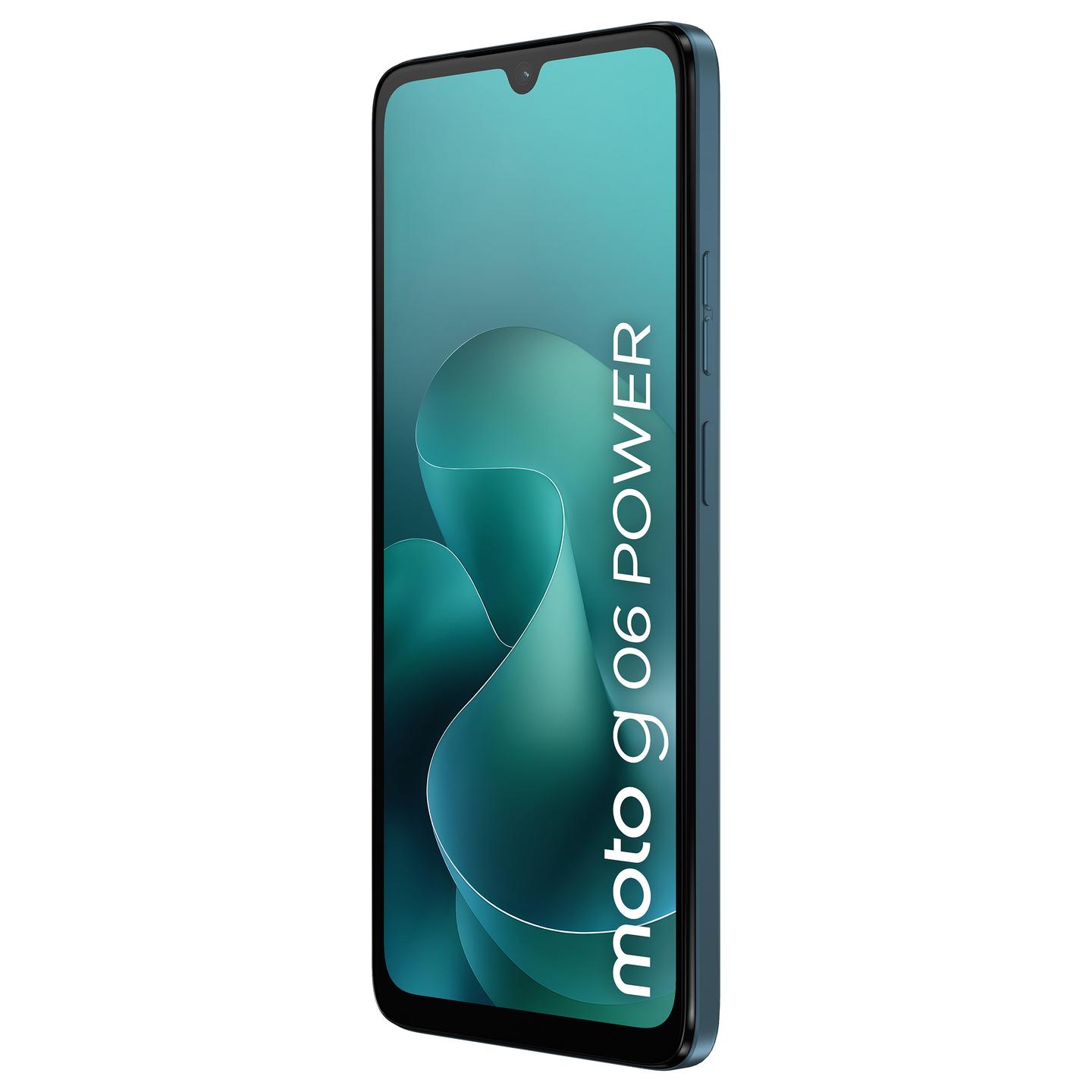 Telefon Motorola Moto G06 Power, 4GB, 64GB, 4G, Dual SIM - Blu - 5