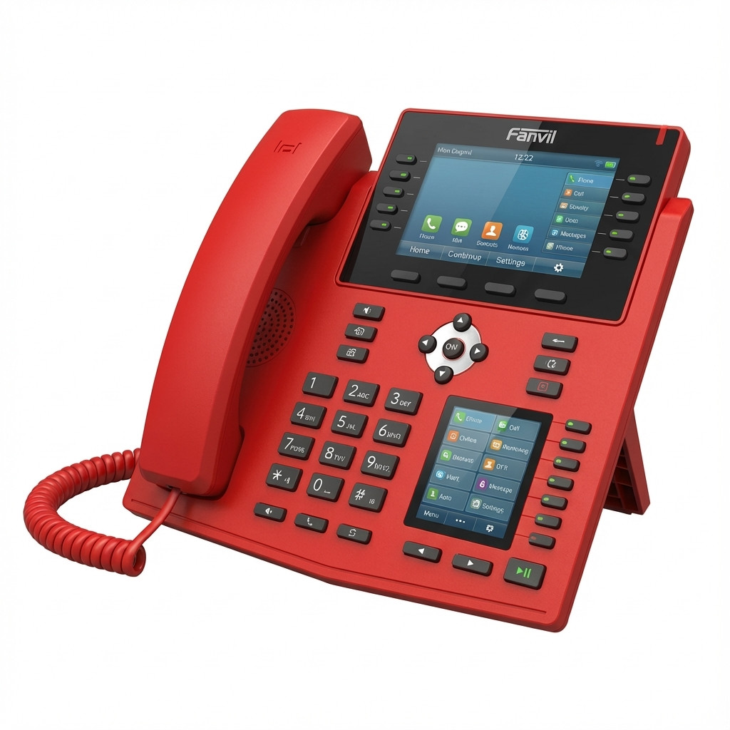 Telefon VoIP Fanvil X5U-R V2 / 3.5" / Gigabit & PoE - Zezë