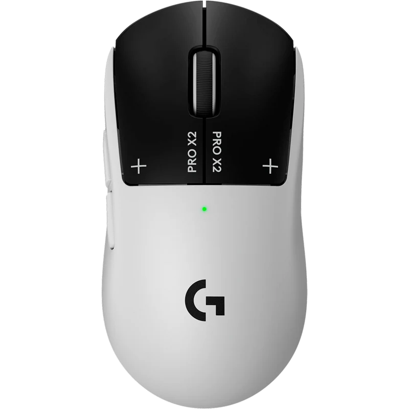Maus Gaming Logitech G Pro X2 Superstrike / Wireless / 44000 DPI / 8000Hz / 5 Butona / HERO 2 - Bardhë/Zezë
