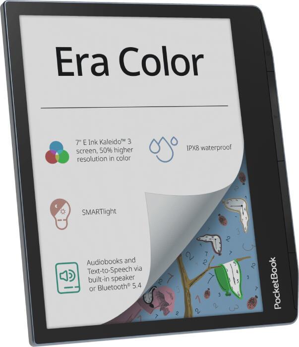 E-book PocketBook Era Color EU / PB700K3-1-WW / 7" / 32GB - Zezë/Blu e çelët - 1