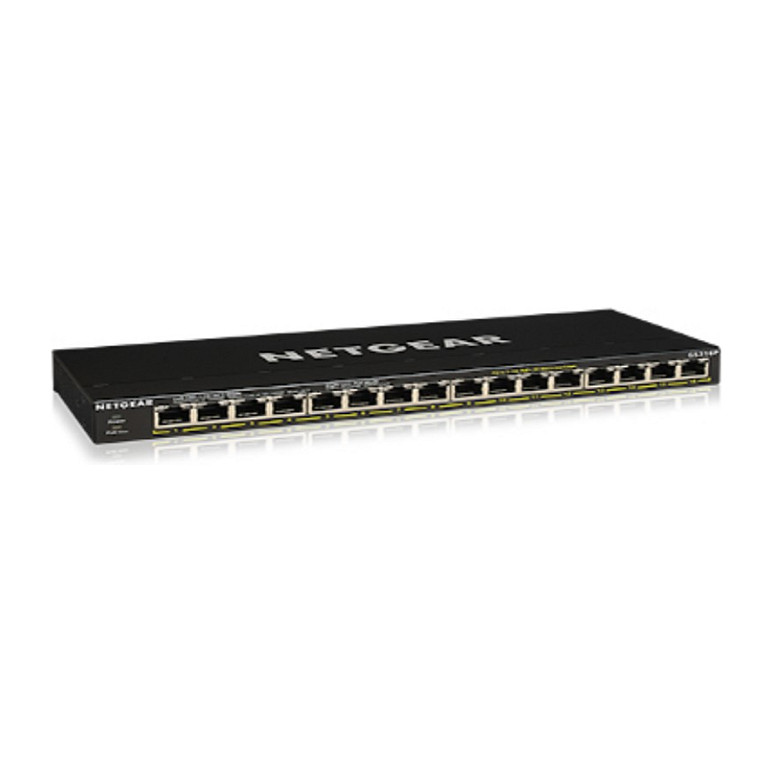Switch NETGEAR 16x GE GS316P unmanaged mit FlexPoE - 1