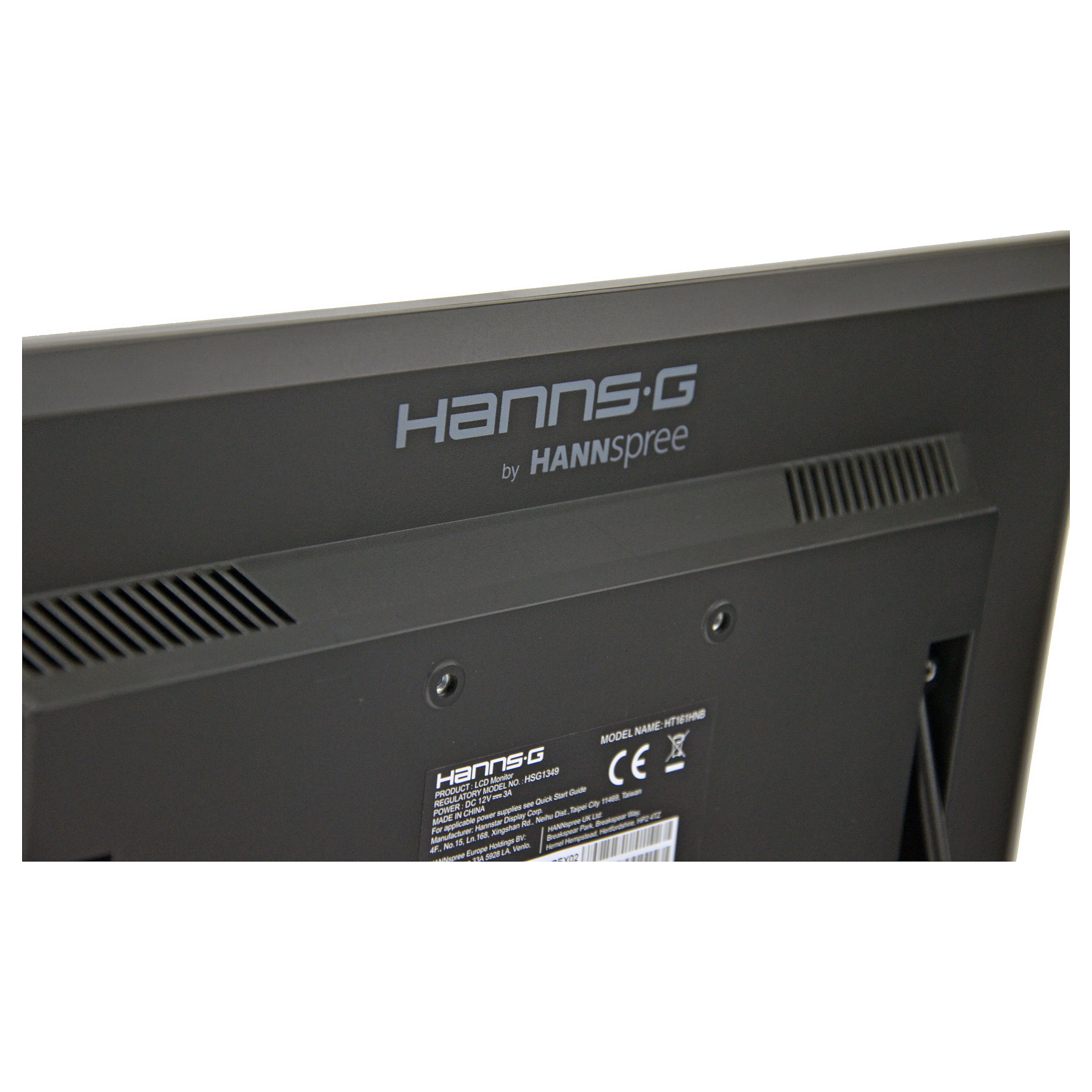 Monitor Hannspree HT161HNB / 15.6"/ HD / LED / Touchscreen / 60 Hz / 12 ms / HDMI+VGA+USB - Zezë - 12