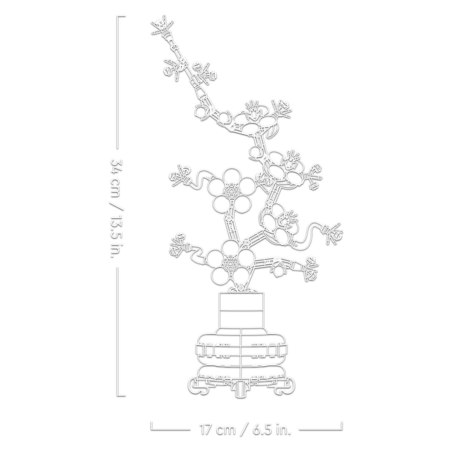 Lego Icons - Plum Blossom - 5