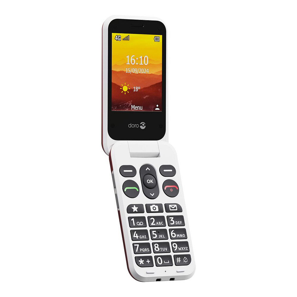 Telefon Doro Leva L30 - Red white - 5