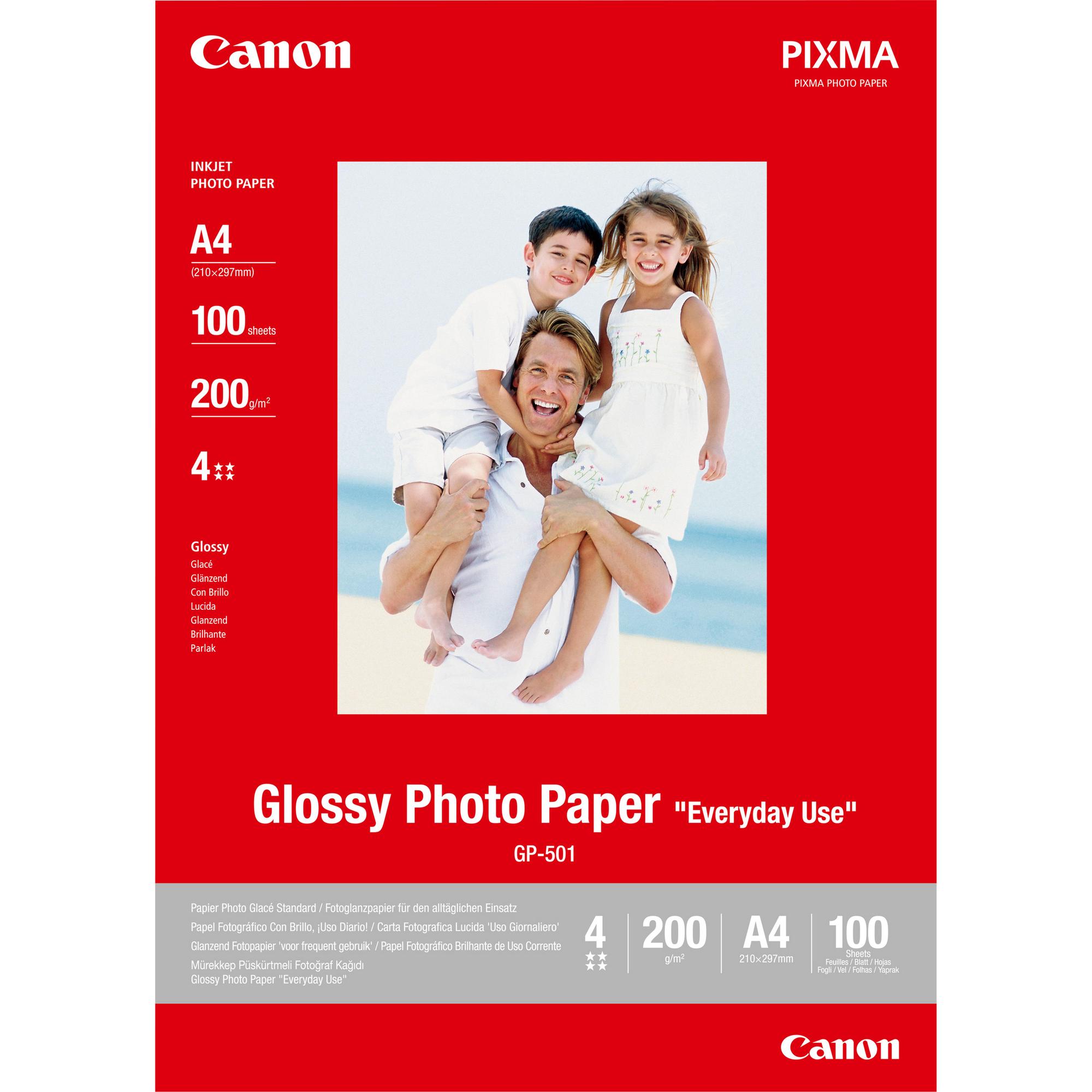 Letër për printer Canon Photo Paper GP-501 / A4 / 100 Fletë / Glossy