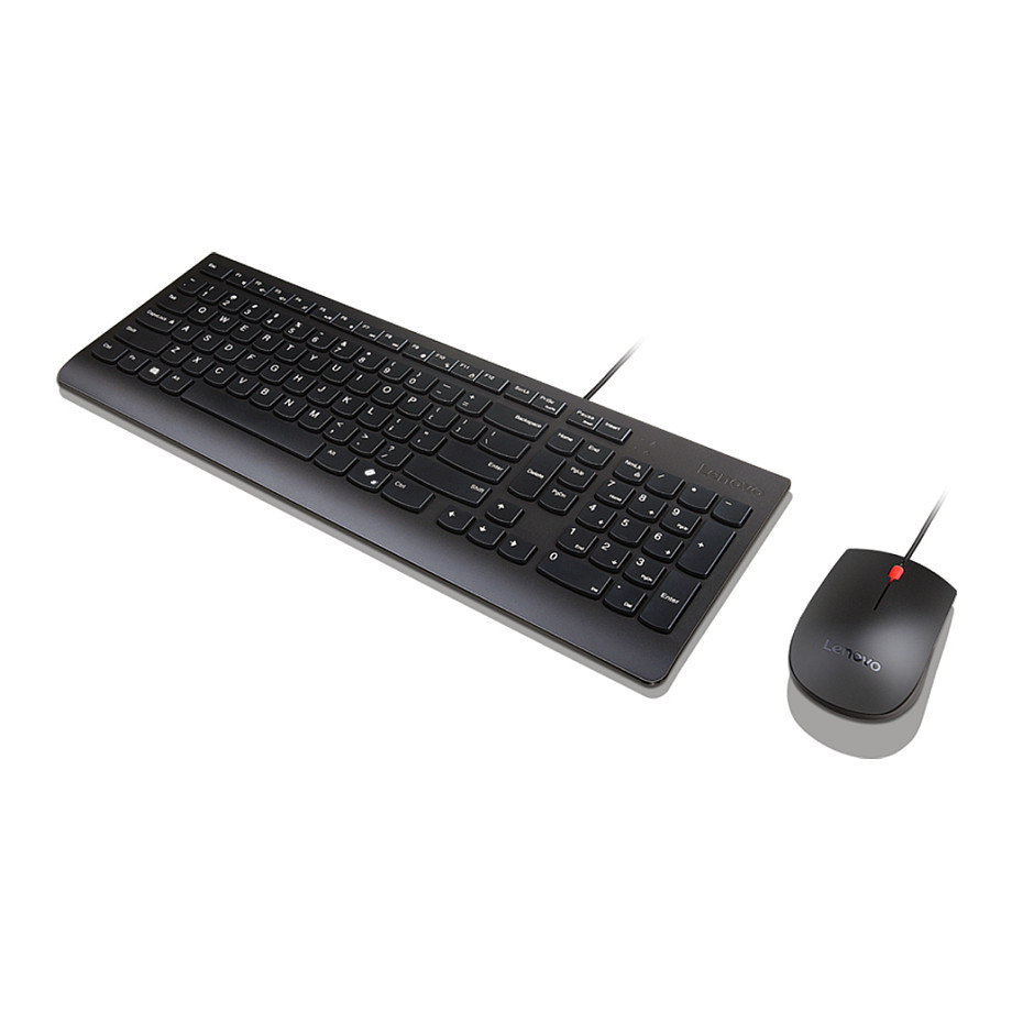 Combo Tastierë dhe maus Lenovo Essential German 129 / me kabllo / e zezë - 3