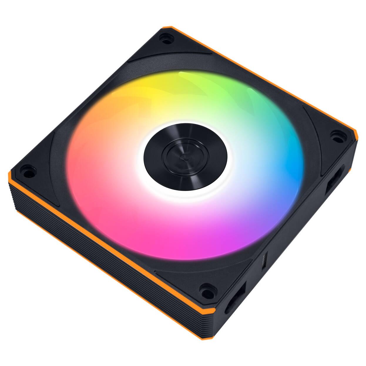 Ftohës për Kasë Lian Li UNI FAN CL FLEX Wireless, 3x120mm, PWM, ARGB, Reverse Blade, me Controller - Zezë - 3