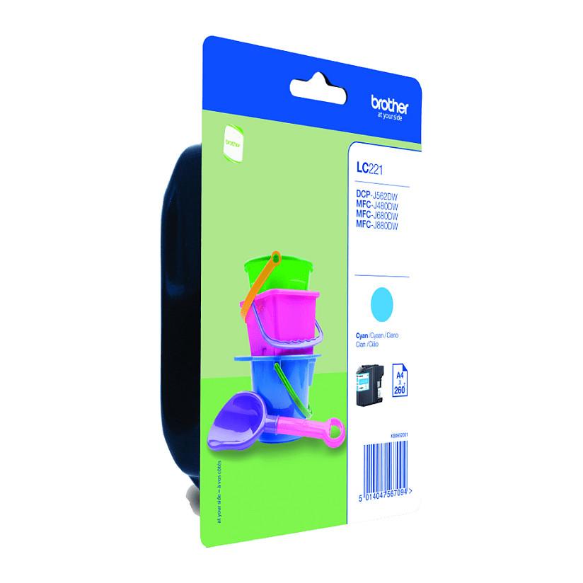 Ink Brother LC-221C, 260 faqe - Blu - 5