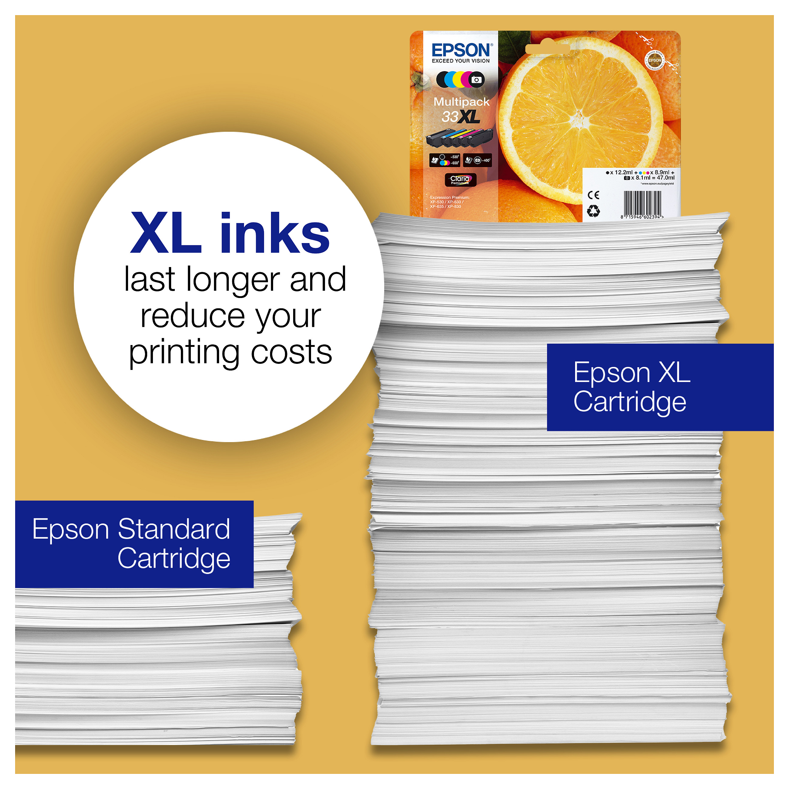 INK Epson Cartridge C13T33634012  / High Capacity (HC) - Rozë - 5