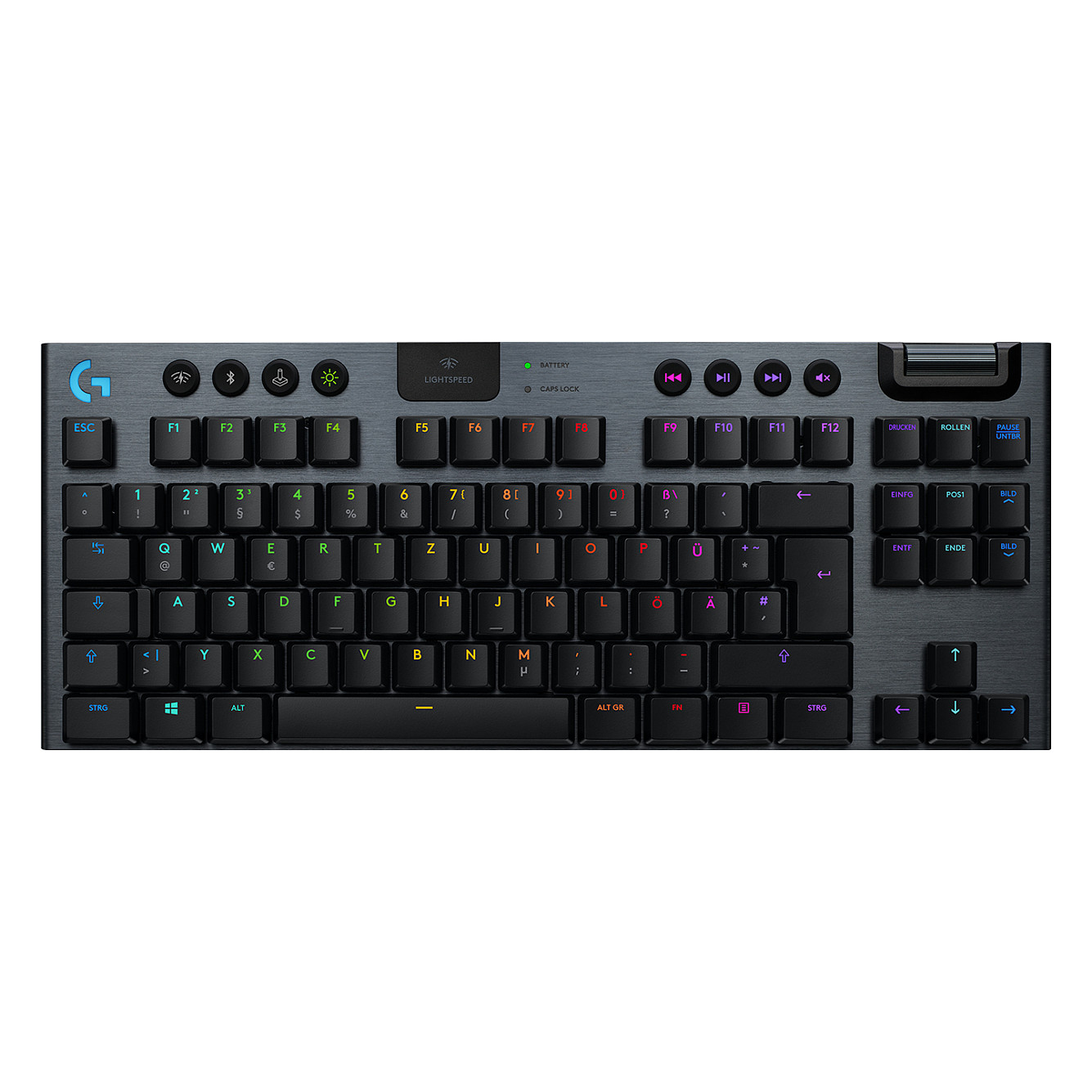 Tastierë Gaming Logitech G915 TKL RGB / QWERTZ / German Language - Zezë - 1