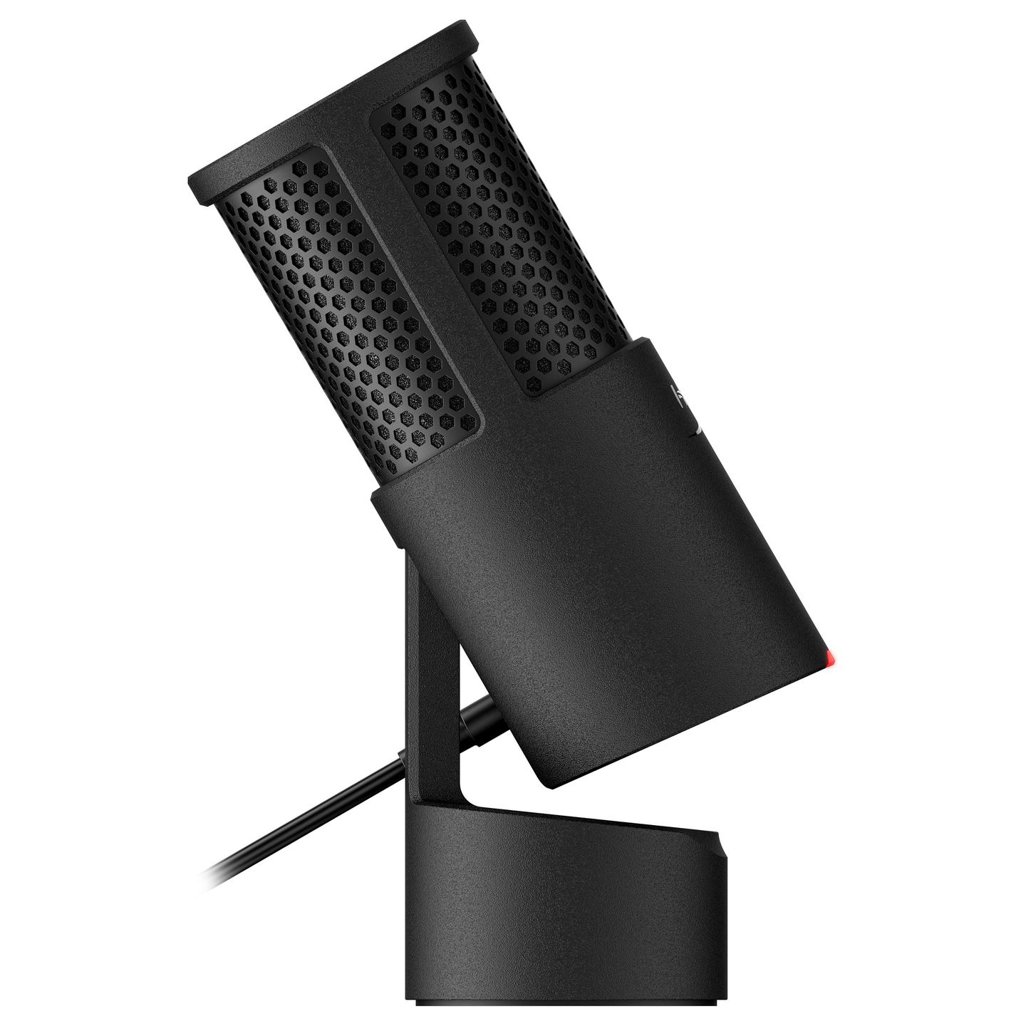 Mikrofon HyperX SoloCast 2 / USB-C / 24-bit / 96 kHz / Kondensator 14mm / Kardioid / Pop Filter / Shock Mount - Zezë - 6