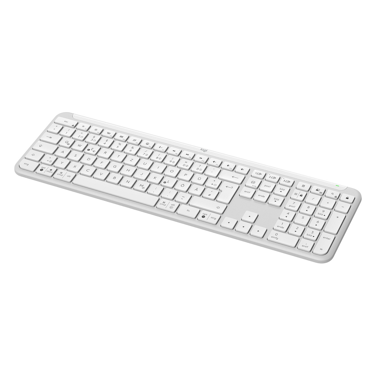 Tastierë Pa kabllo Logitech Signature Slim K950 / QWERTZ – Bardhë - 5