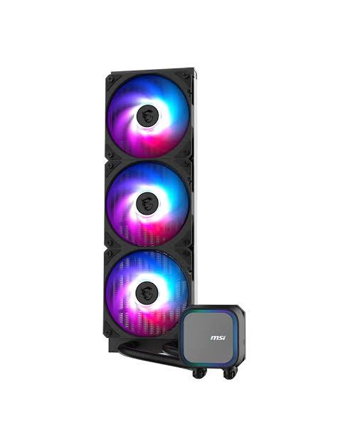 Ftohës për Procesor MSI MAG CORELIQUID A13 360 / AIO Liquid Cooler / 360mm Radiator / 3×120mm ARGB PWM Fans – Zezë