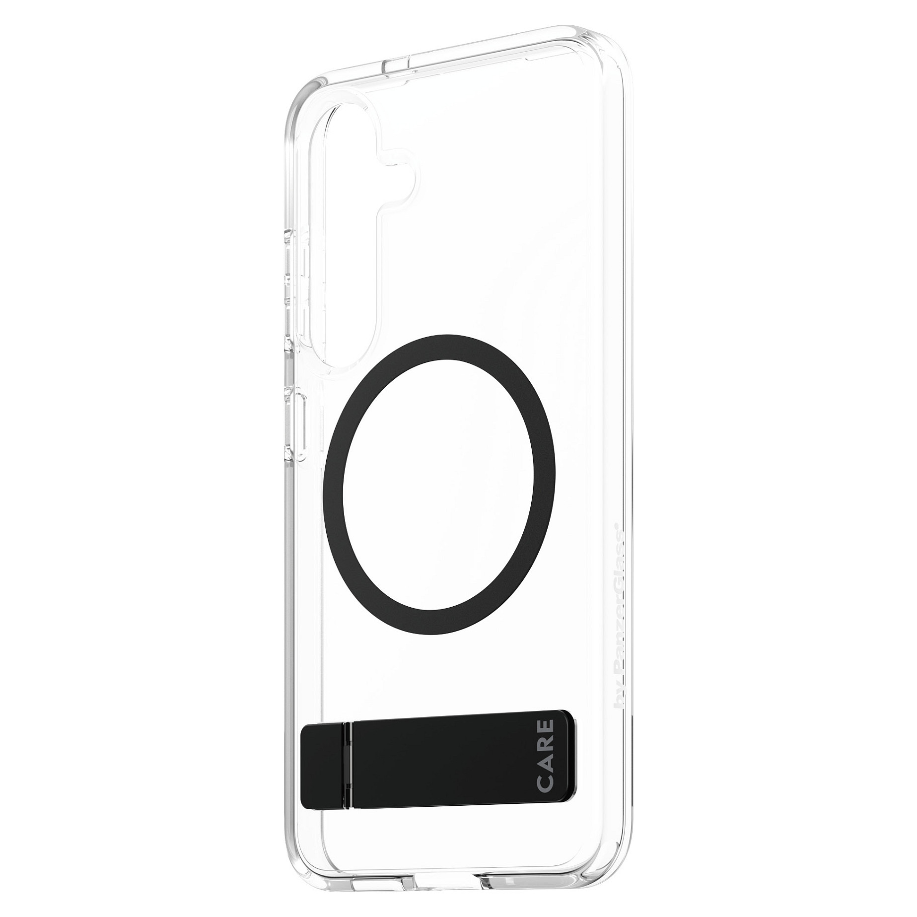 Aksesorë për telefon CARE Feature Case për Galaxy S25 me Kickstand - Transparente - 4