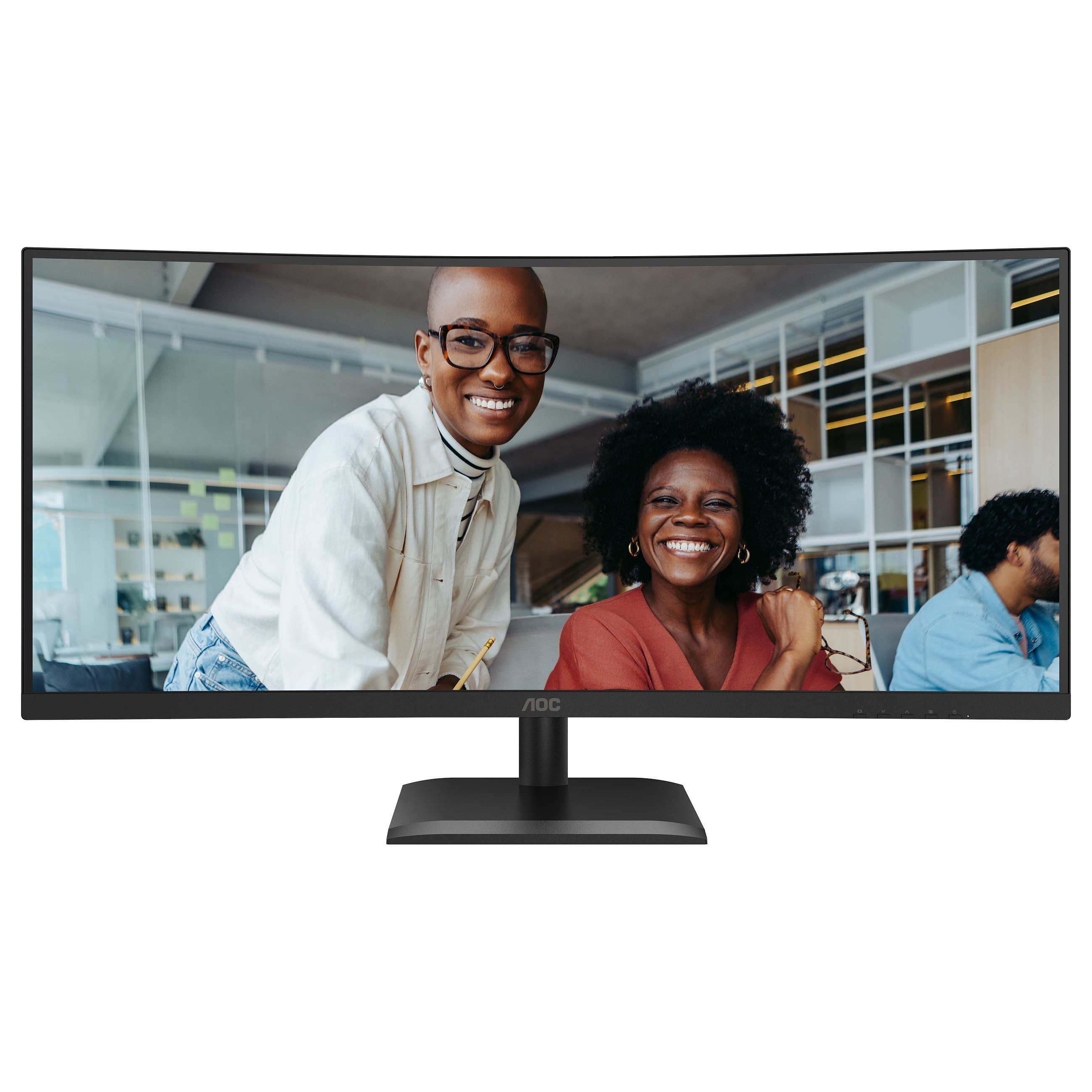 Monitor AOC CU34E4CV / 34" / UltraWide Quad HD VA LCD / 120 Hz / 4ms / USB + USB-C + HDMI + DP / Curved - Zezë - 4