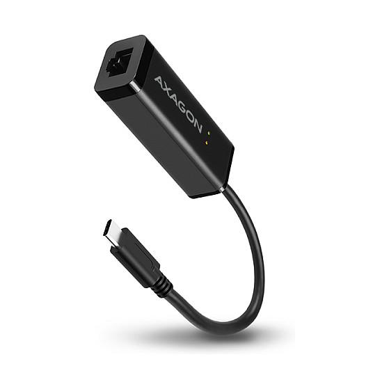 Adapter për Rrjet AXAGON ADE-SRC, USB-C 3.2 Gen 1, Gigabit Ethernet 10/100/1000 Mbps - Zezë