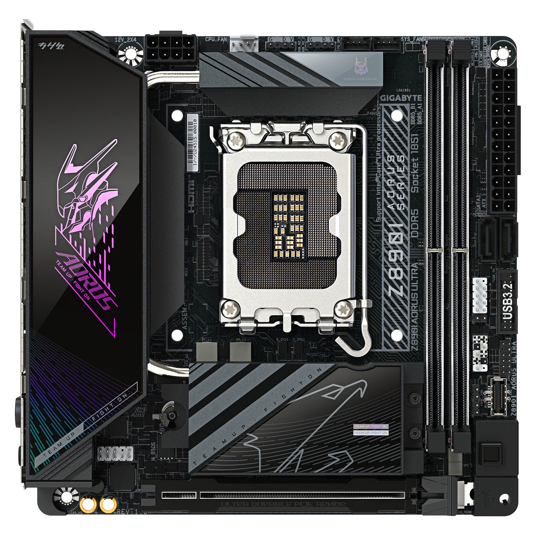 Pllakë Amë Z890I AORUS ULTRA DDR5 mITX - 2