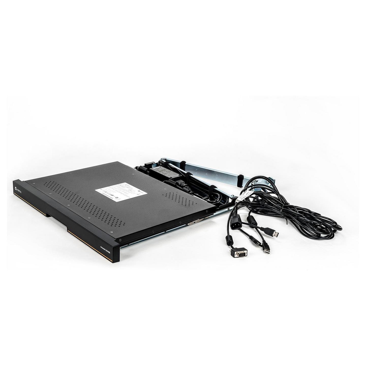 KVM Switch Vertiv Avocent LRA185KMM-205, ekran 18.5", 1366×768px, Rack 1U - Zezë - 2
