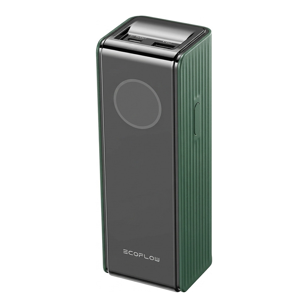 Powerbank EcoFlow RAPID 25K / 25000mAh / 170W / 2x USB-C + USB-A / Ekran TFT / Pa kabllo të integruar – Gjelbër