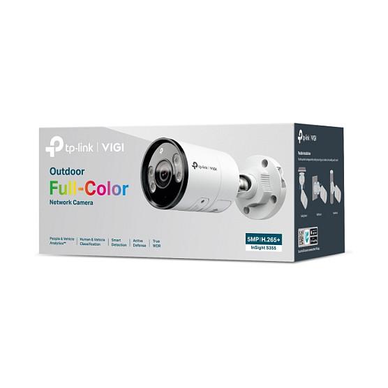 TP-Link VIGI InSight S355 5MP – Full-Color Bullet, 6mm, 52.7° FOV, IR/White Light 30m, AI, 2-Way Audio, PoE, IP67 - 4