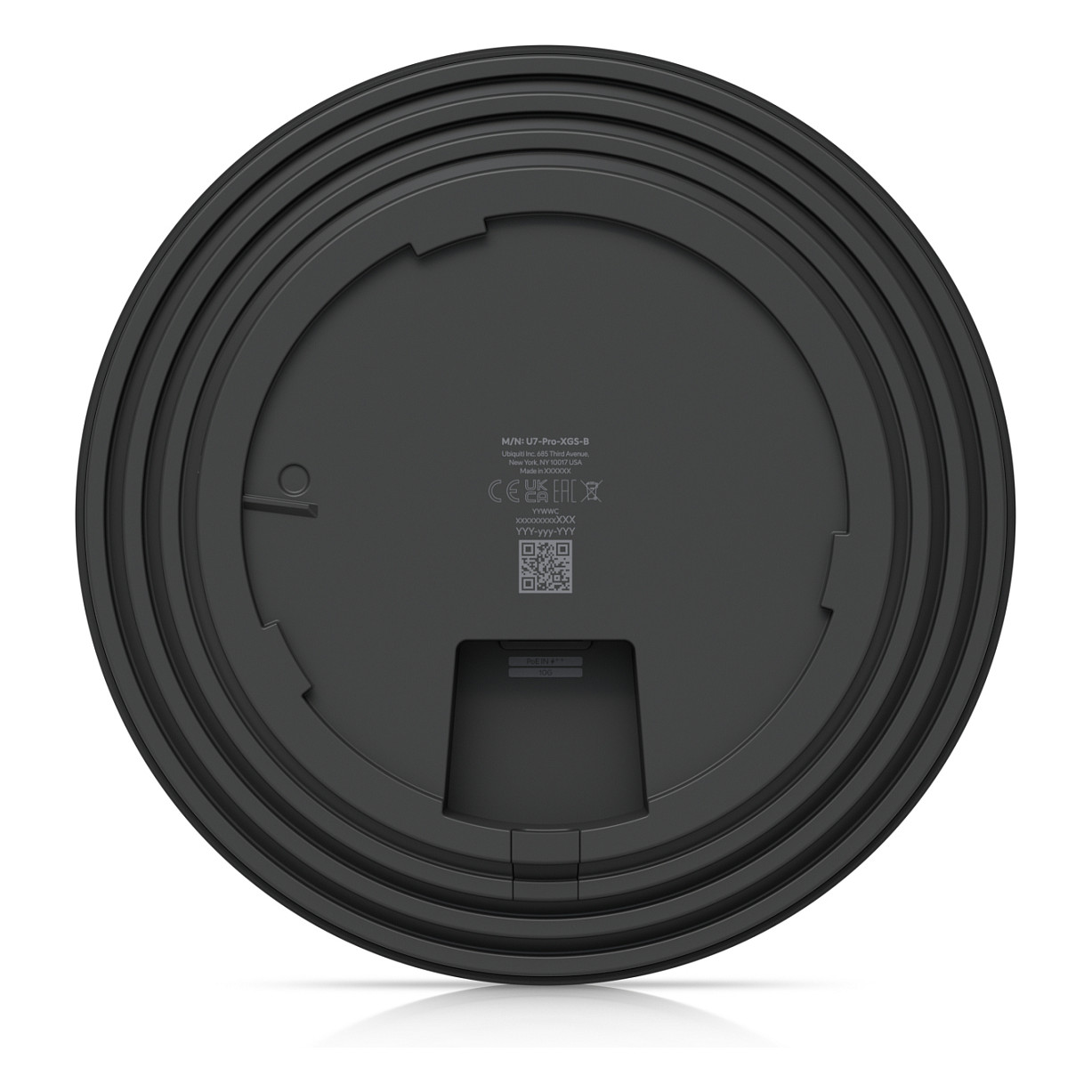 Ubiquiti UniFi U7 Pro XGS WiFi 7 Access Point (Tri-Band, 10GbE, PoE++, Enterprise, Black) - 6