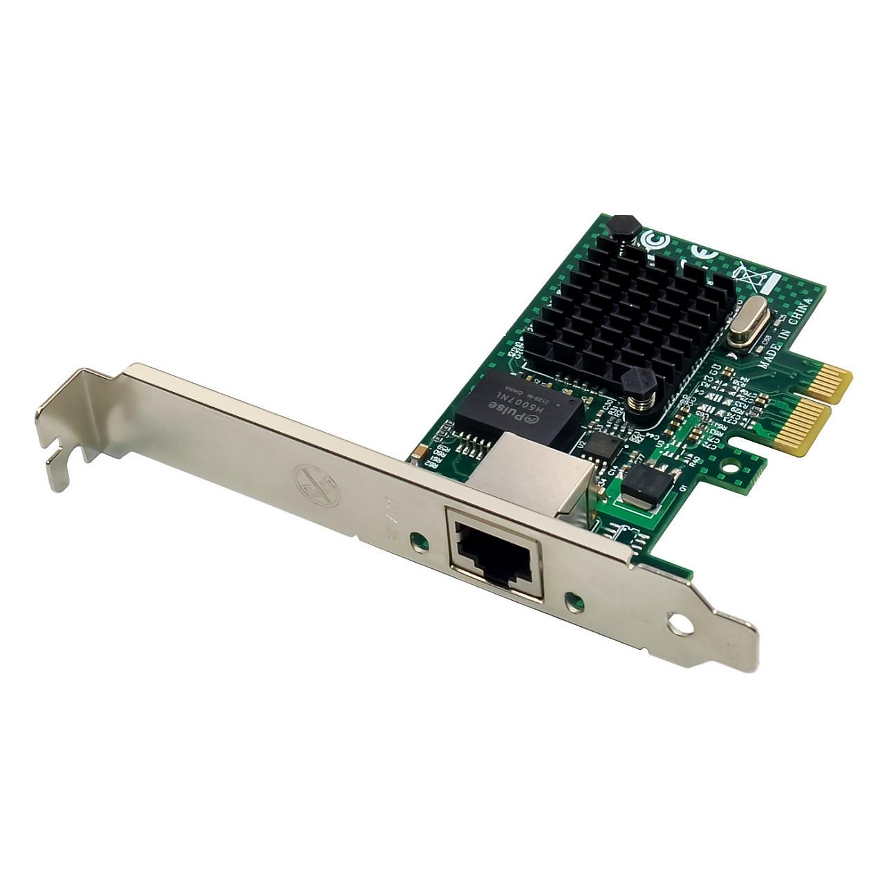 Karta të Rrjetit LevelOne GNC-0112 / PCI Express x1 / 1x Gigabit LAN RJ45 / 10/100/1000Mbps / Broadcom BCM5751 / Low Profile + Full Height