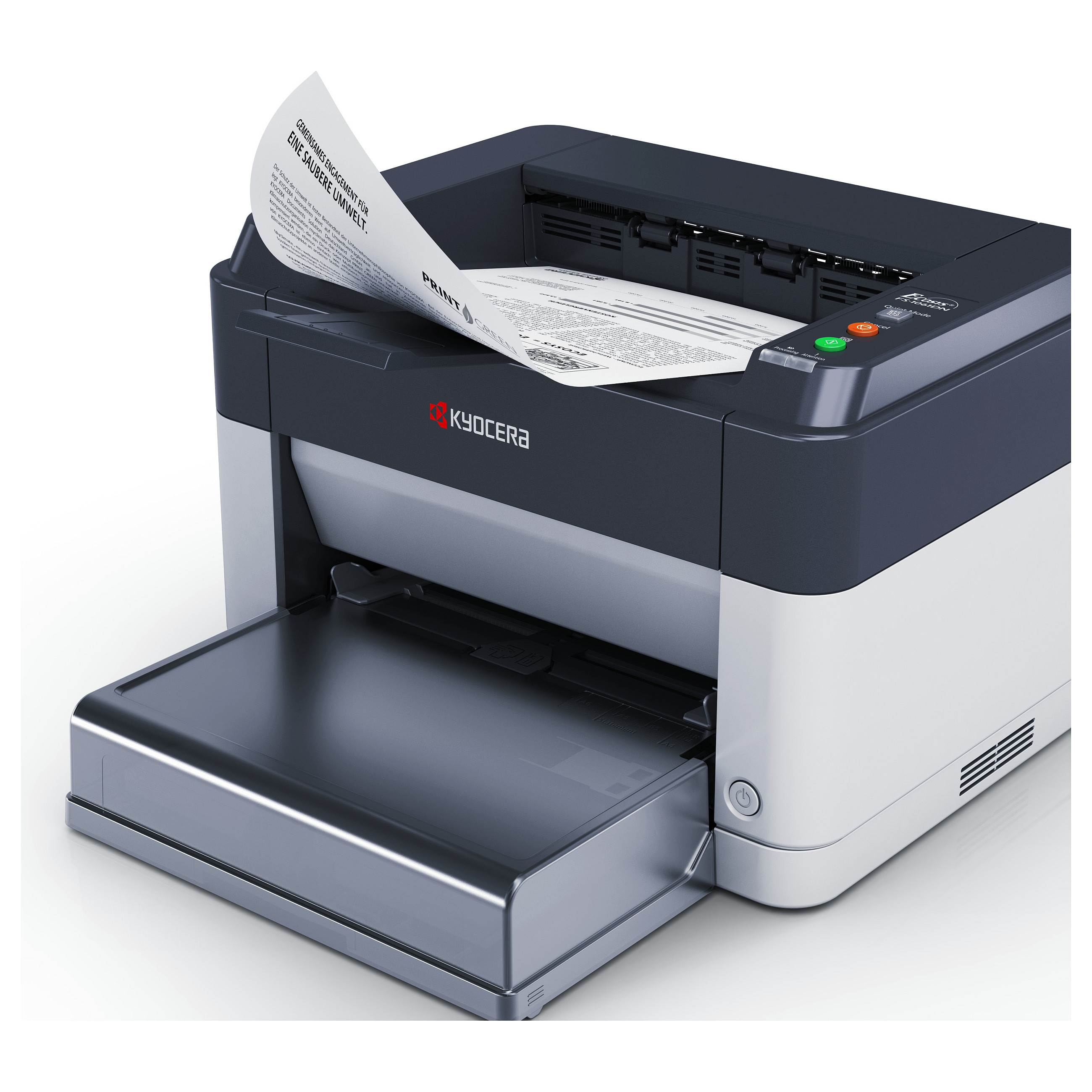 Printer Kyocera FS-1061DN / Mono Laser Printer A4 / 25ppm / 1800dpi / LAN Duplex / 250 Sheets - Bardhë - 8