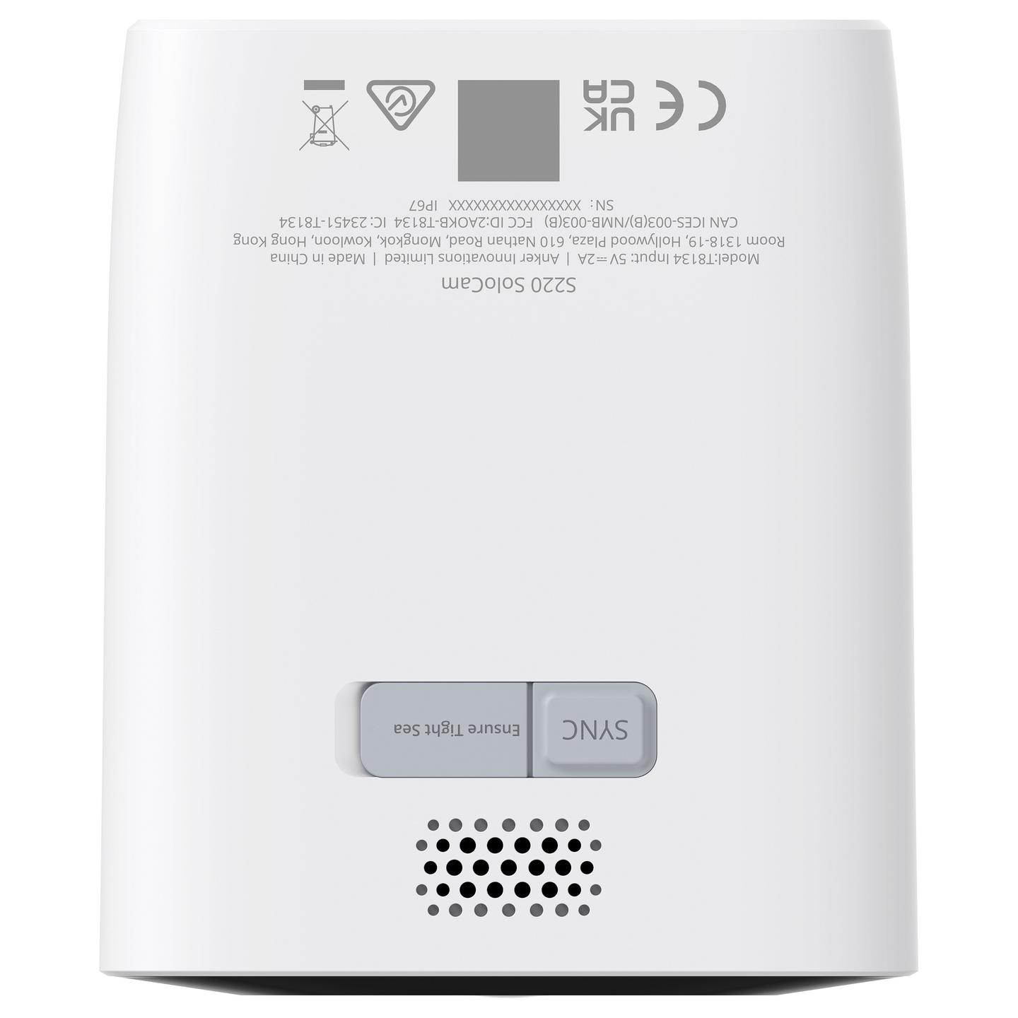 Kamerë Sigurie IP CCTV Anker Eufy SoloCam S220, 135°, IR, Wireless, 8 GB - Bardhë - 8