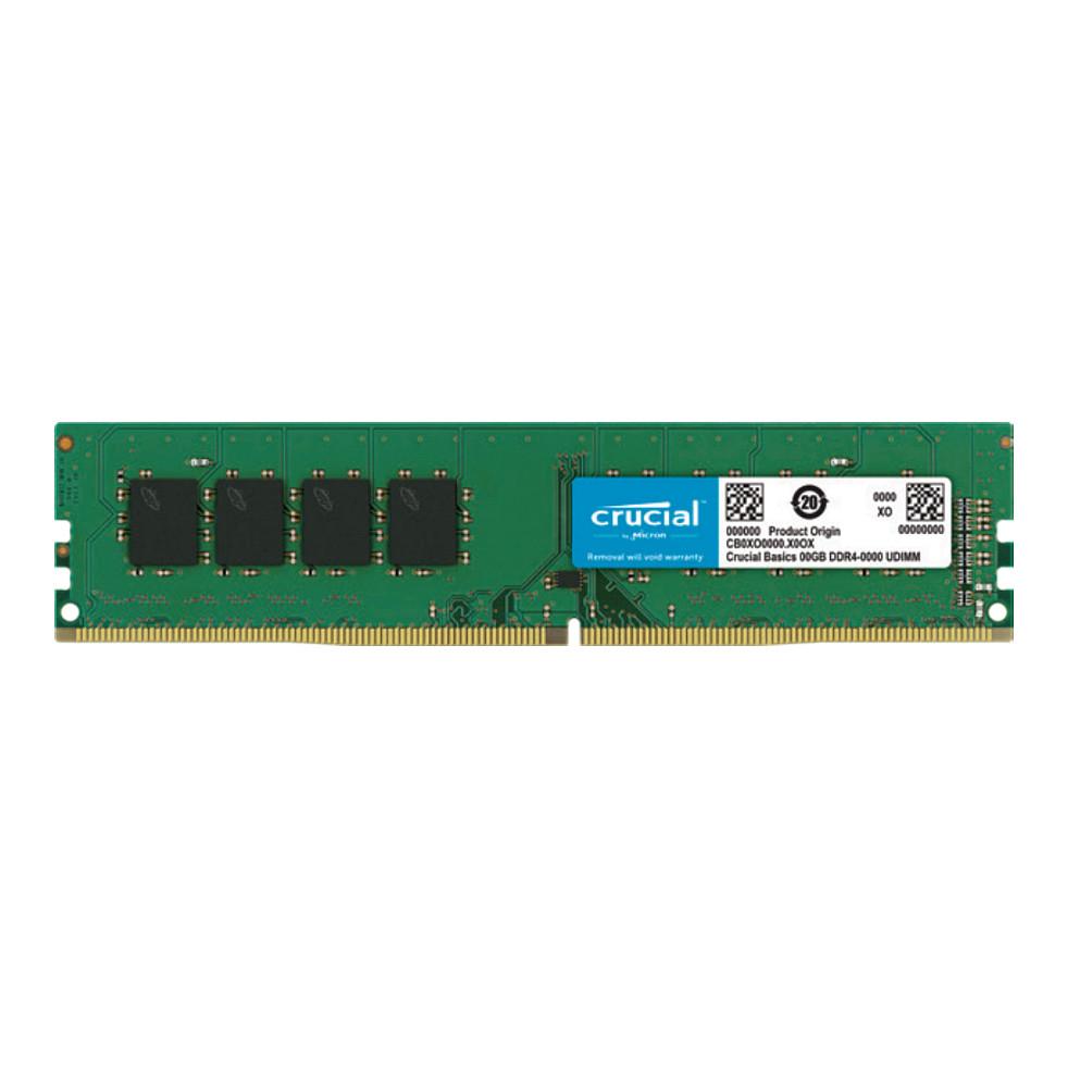 RAM Memorie DDR4 Crucial Basics / 8GB / UDIMM / 3200MT/s / CL22 / 288-pin - Gjelbër