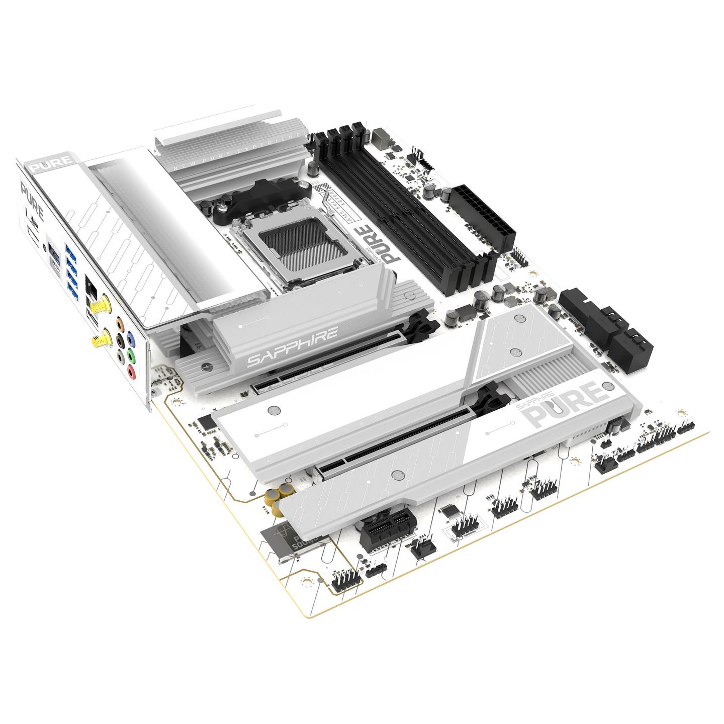 Pllakë Amë AMD AM5 SAPPHIRE PURE X870A WiFi 7 / DDR5 / ATX / HDMI+DP - 4