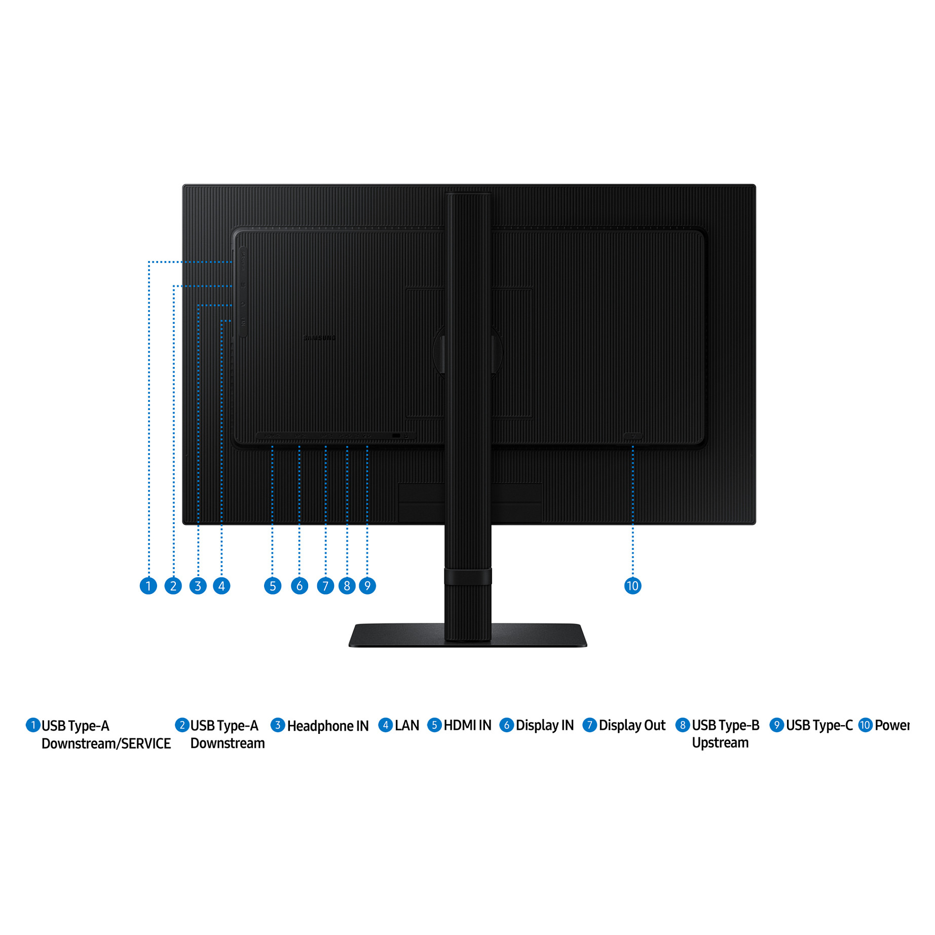 Monitor Samsung ViewFinity S60UD S24D604UAU / 24″ QHD IPS LED / 100 Hz / 5ms / HDMI + DP + USB‑C / E zezë - 16