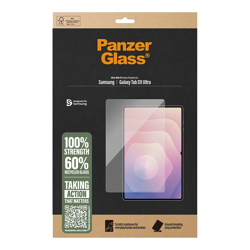 Xham mbrojtës PanzerGlass / Samsung Galaxy Tab S11 Ultra / Ultra-Wide Fit - Transparent - 3