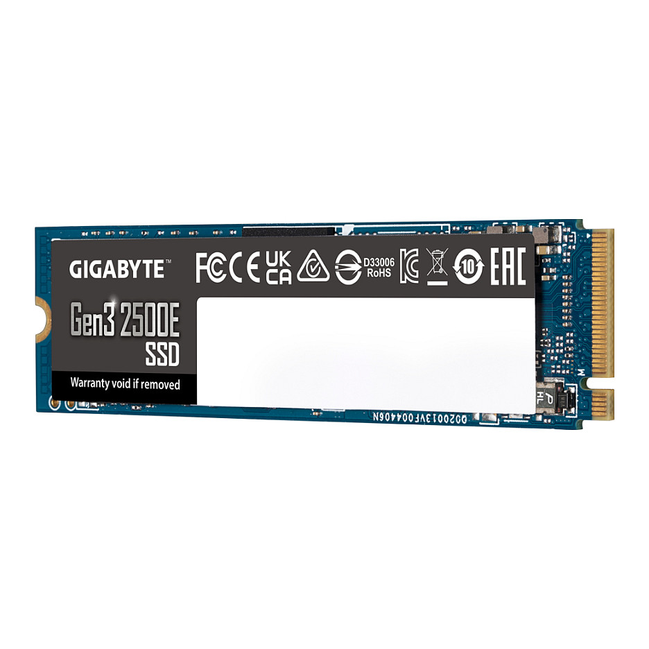SSD e Brendshme M.2 / 500GB / GIGABYTE Gen3 2500E NVMe PCIe 3.0 x4 (2280, NVMe 1.3) - 3