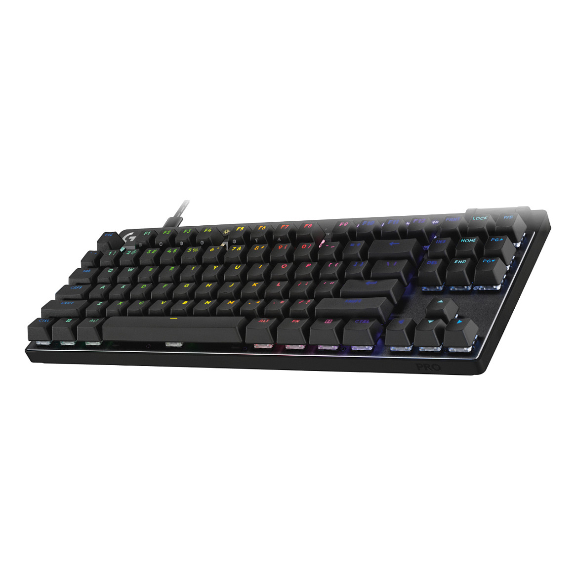Tastierë Gaming me kabllo Logitech PRO X TKL RAPID LIGHTSYNC RGB / QWERTZ - Zezë - 3