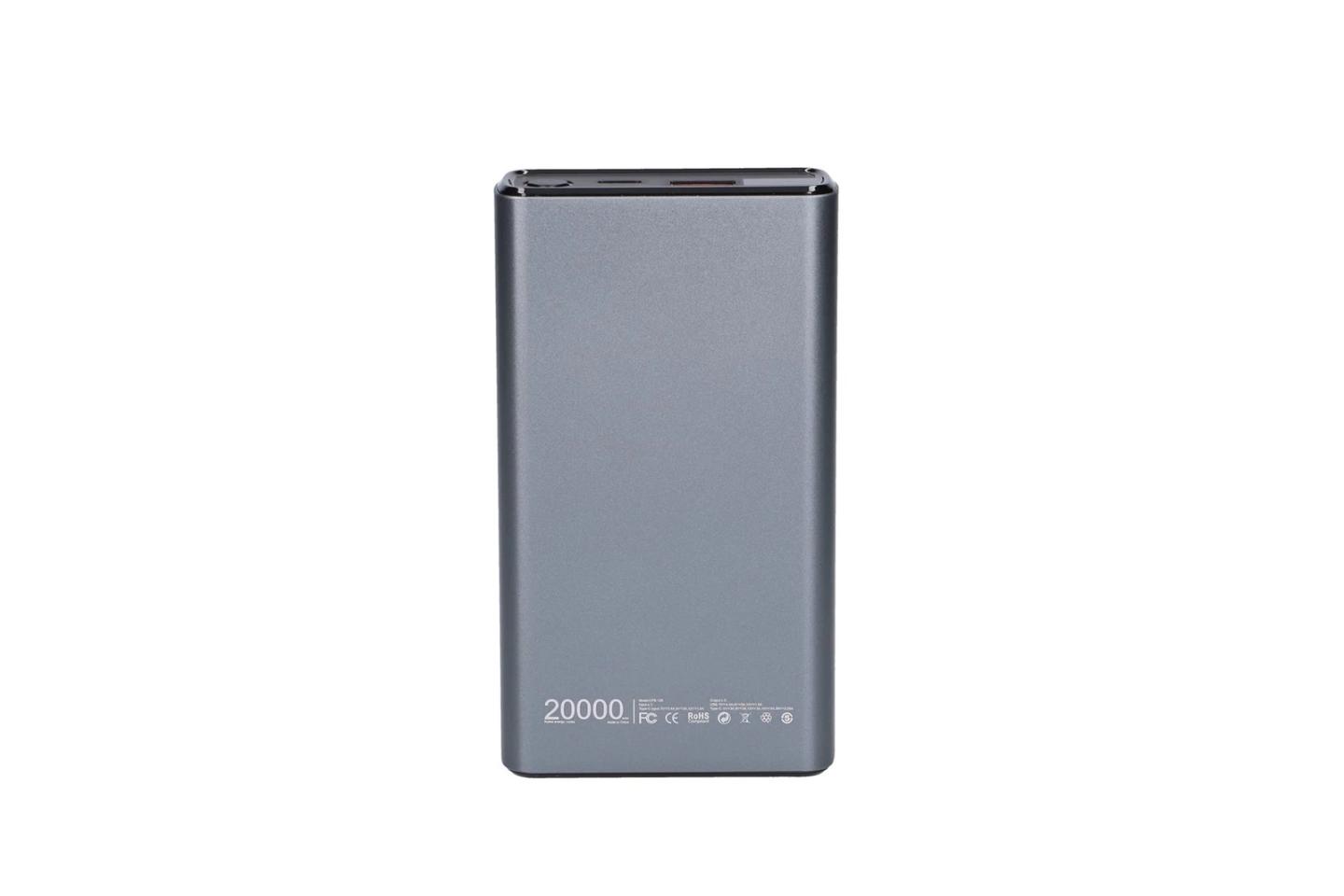 Powerbank Extralink EPB-126 / 20000mAh / 45W PD / USB-C / USB-A - Argjend - 3