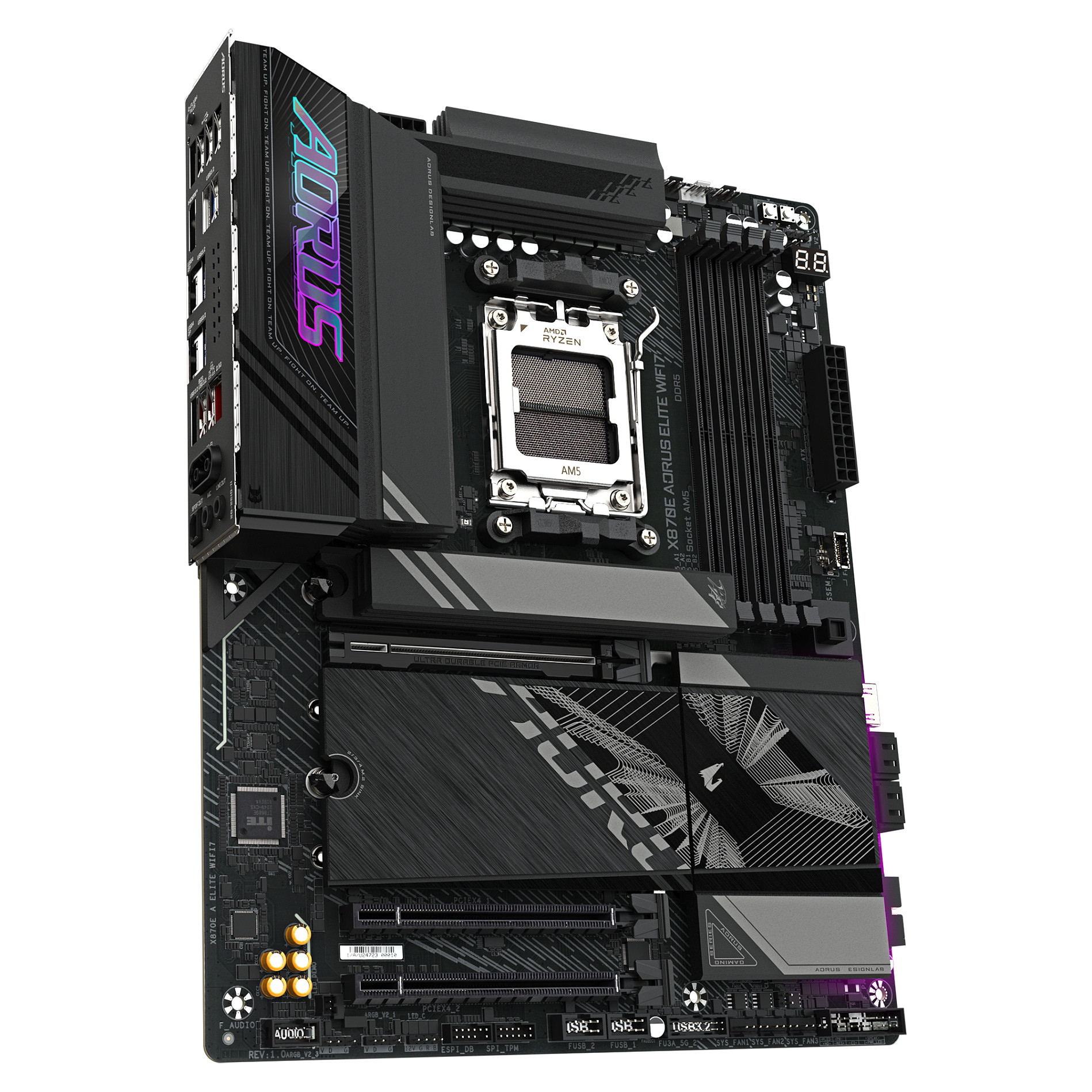 Pllakë Amë AM5 Gigabyte X870E AORUS ELITE WIFI7 ATX - 3