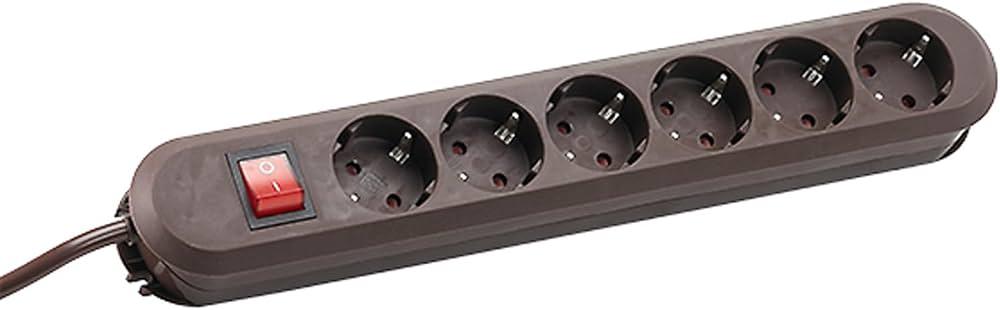 Prizë Zgjatuese Bachmann SMART 381.450K, 6x Type F, 1.5 m, 16 A, 3680 W - Kafe